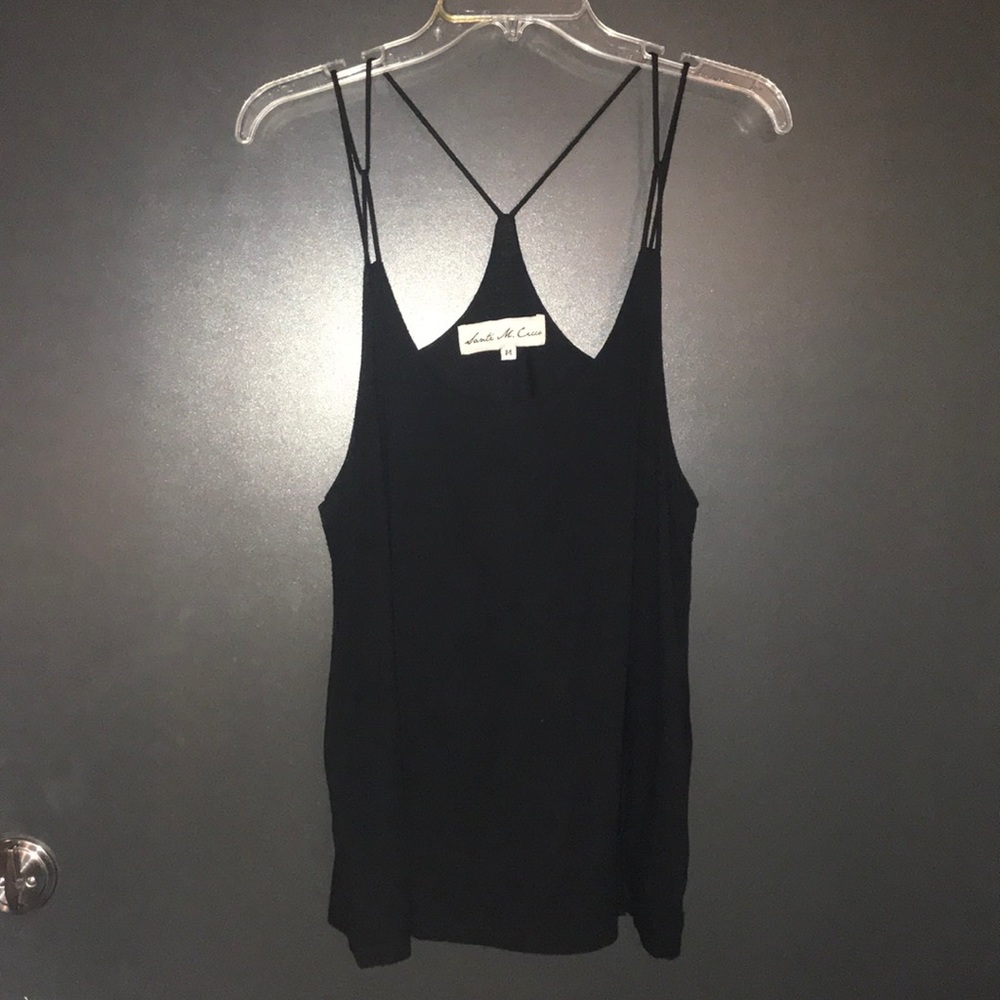 Black tank top